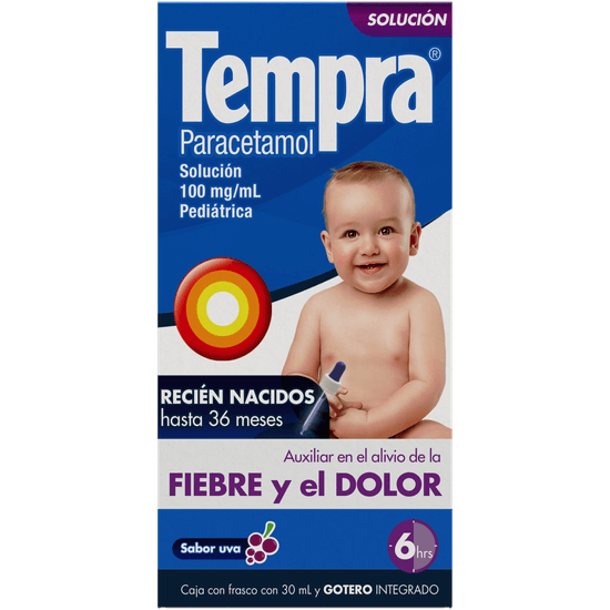 Medicamento Tempra solución pediátrica