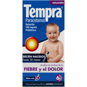 Medicamento Tempra solución pediátrica